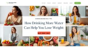 How Drinking More Water Can Help You Lose Weight