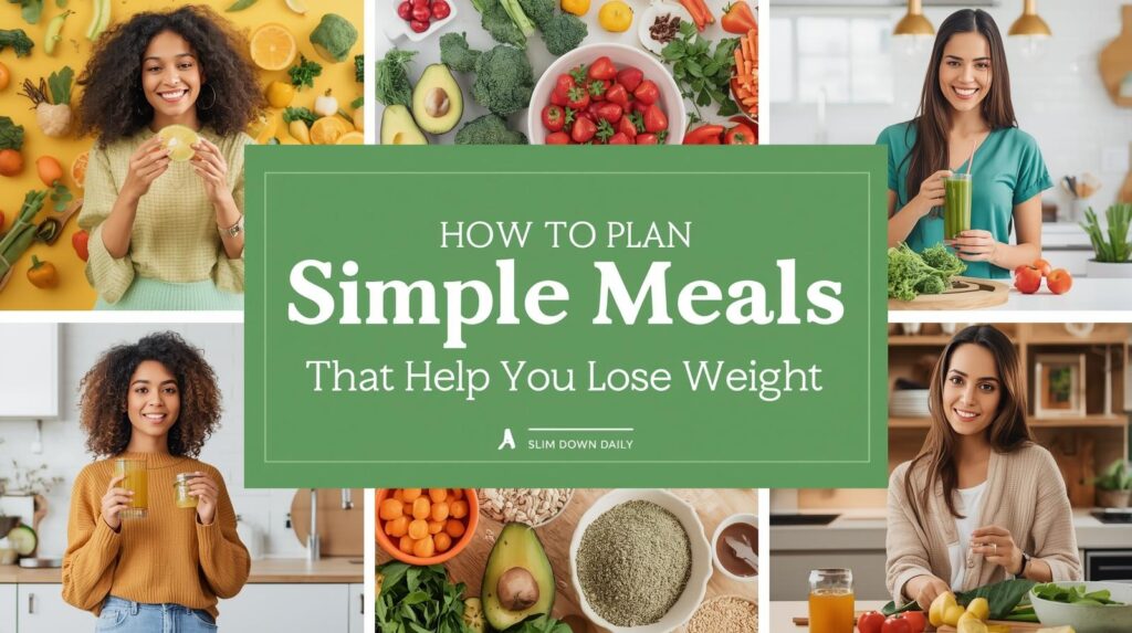 How to Plan Simple Meals That Help You Lose Weight